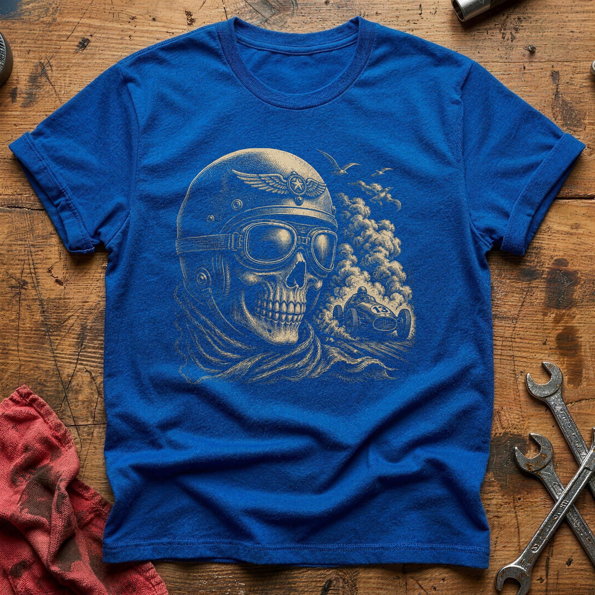 Winged Throttle T-Shirt - Royal