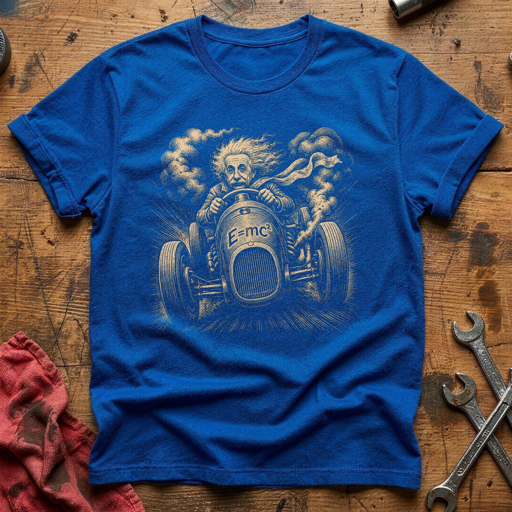 Wisdom at Full Throttle T-Shirt - Royal