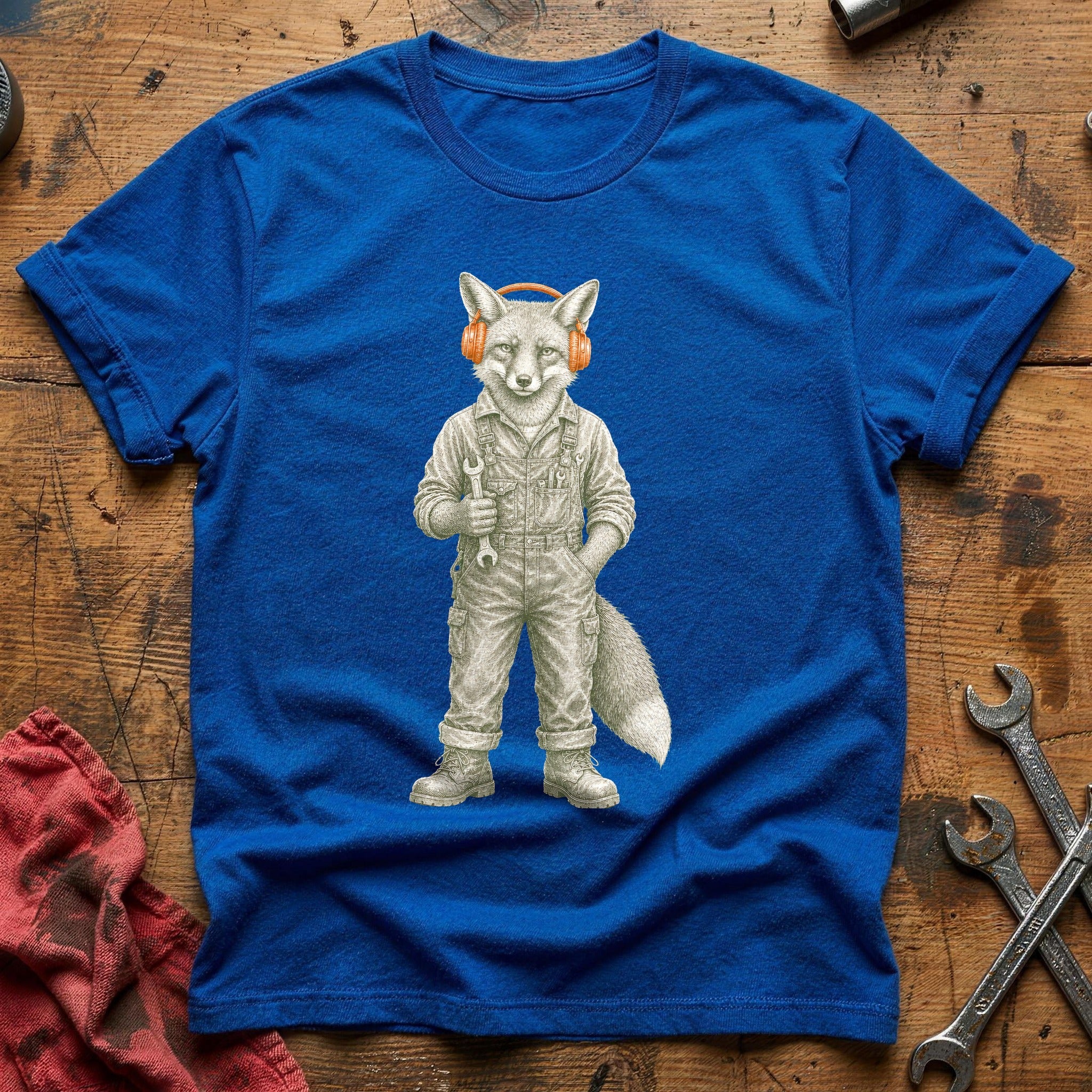 Wrench Fox T-Shirt - Royal