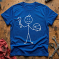 Wrench & Wheels Smile T-Shirt - Royal