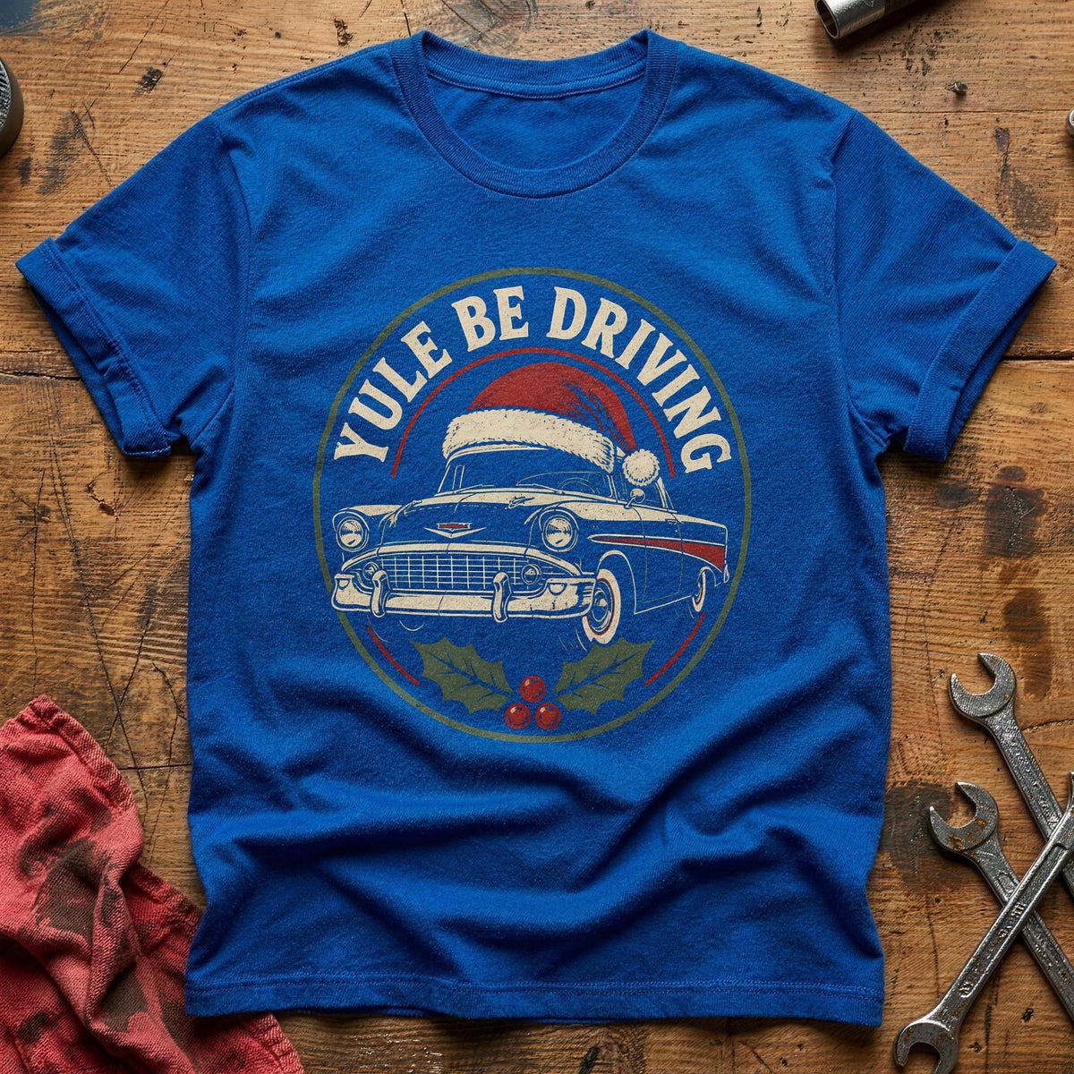 Yule Be Driving 30 T-Shirt - Royal