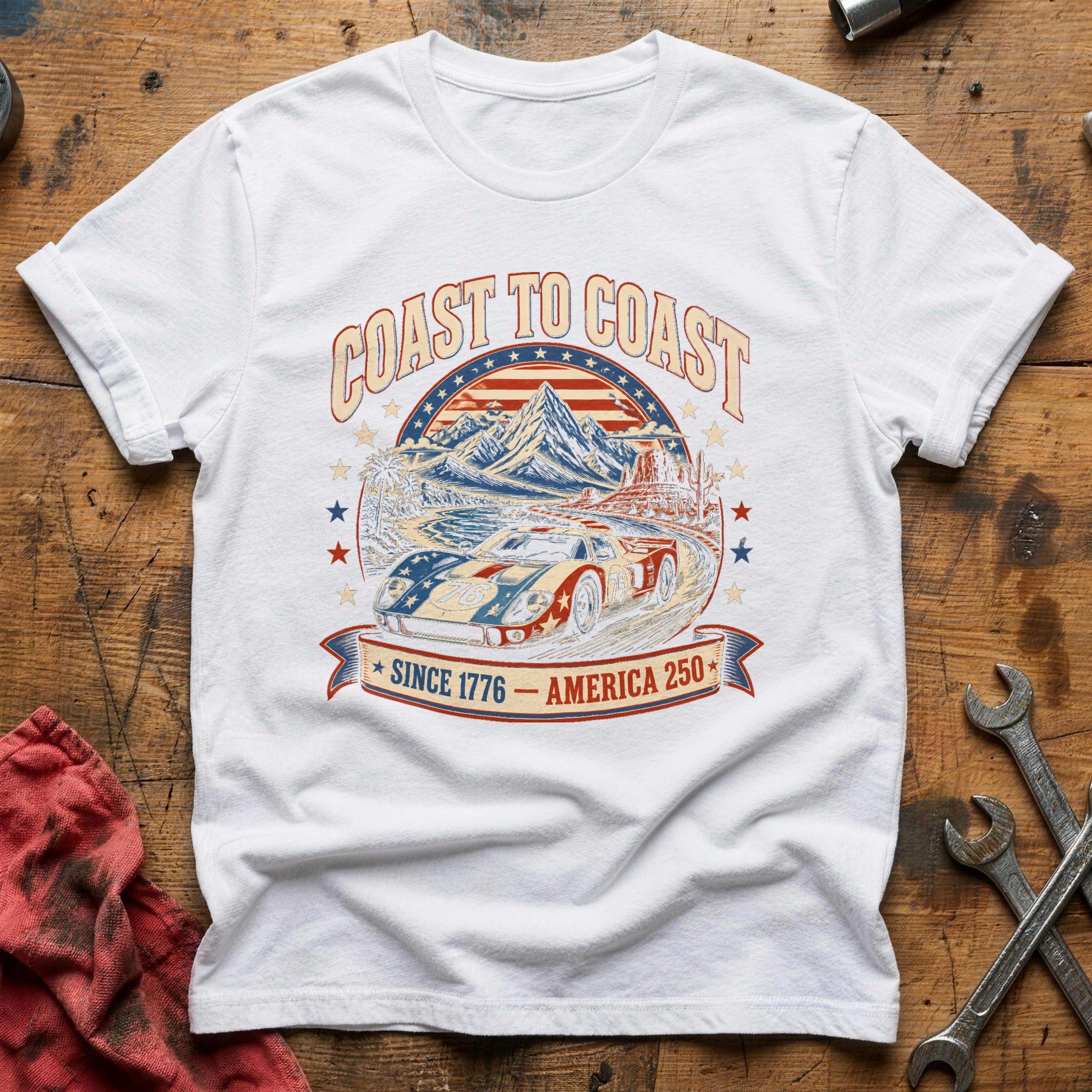 America's Open Road T-Shirt - White