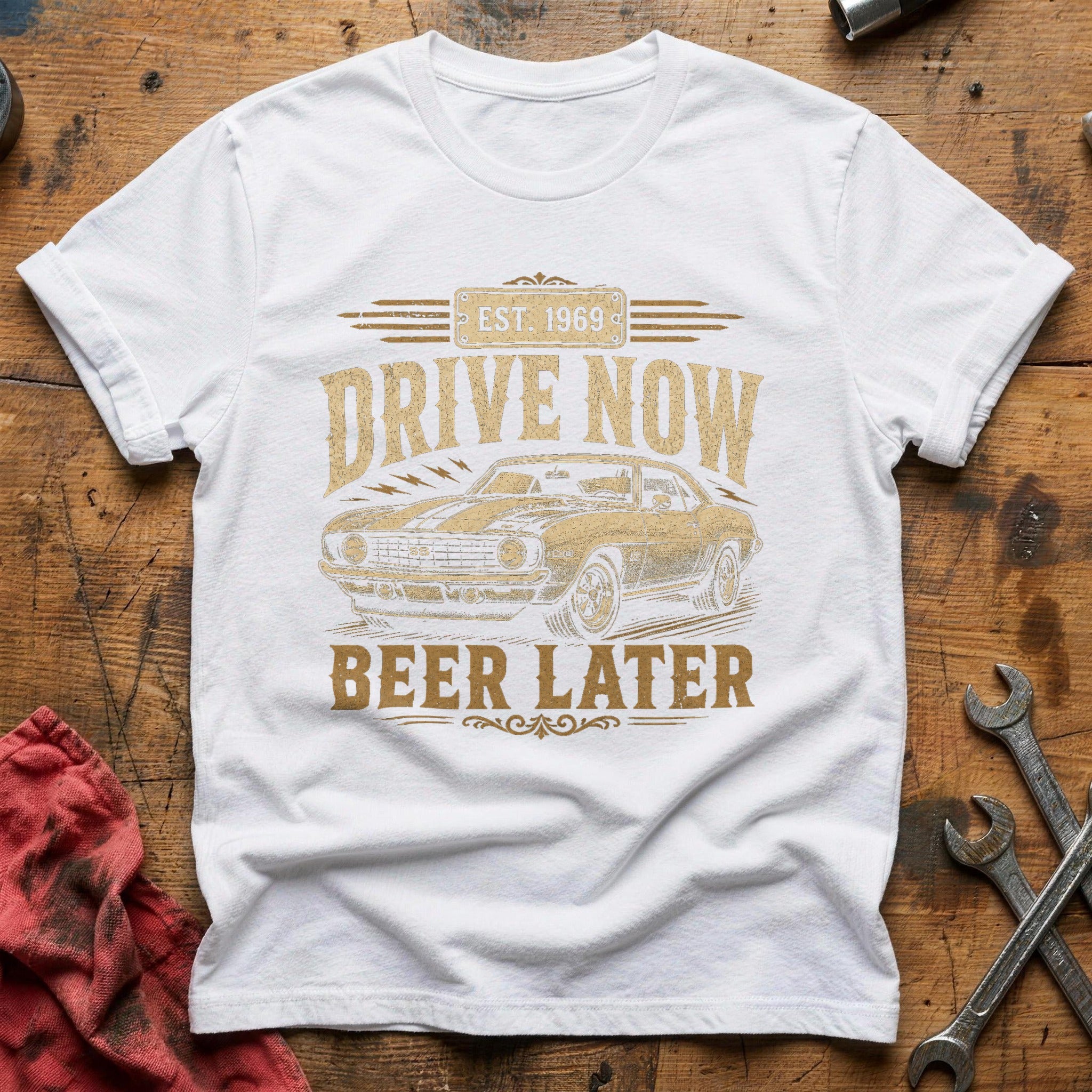 Built & Parked T-Shirt - White