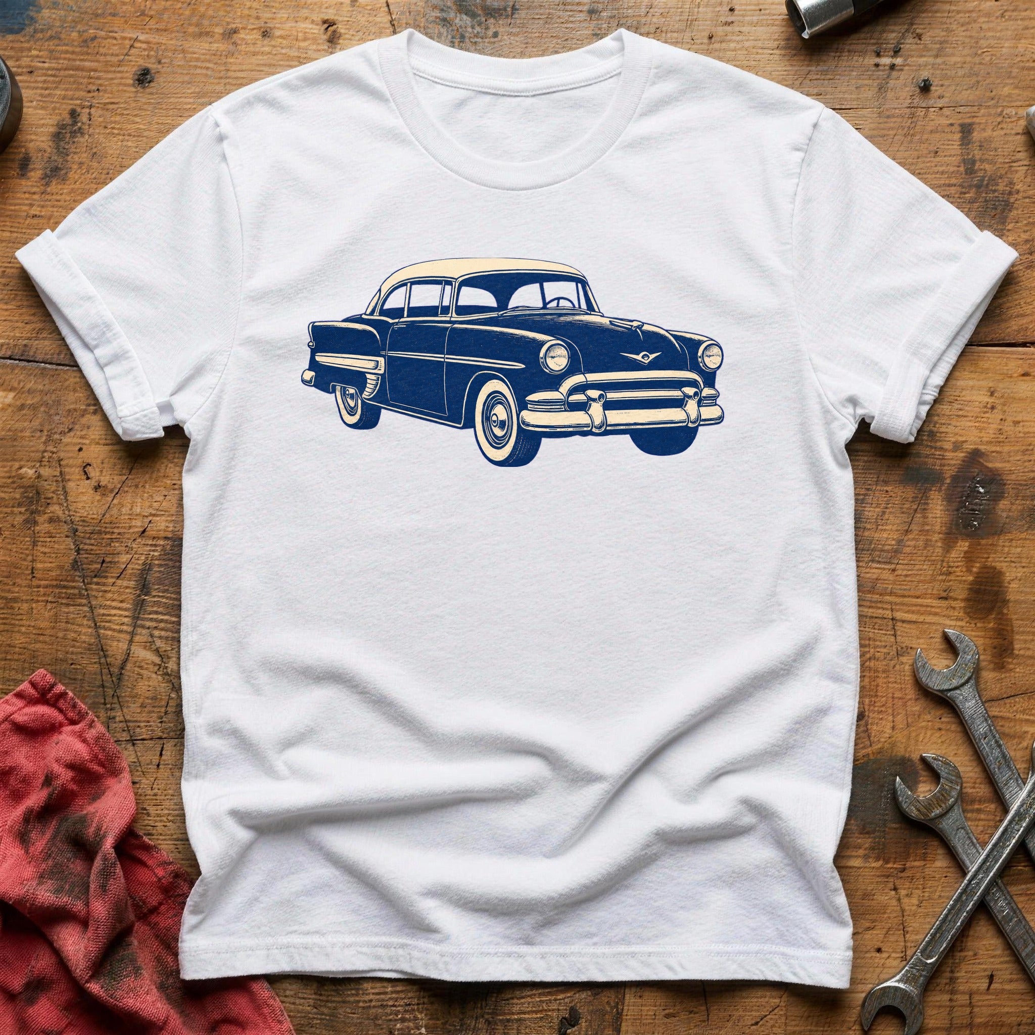 Chrome and Steel T-Shirt - White