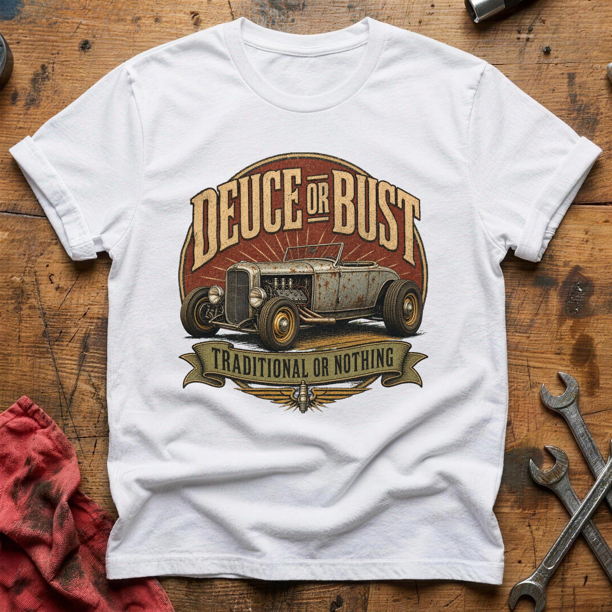 Deuce or Bust T-Shirt - White