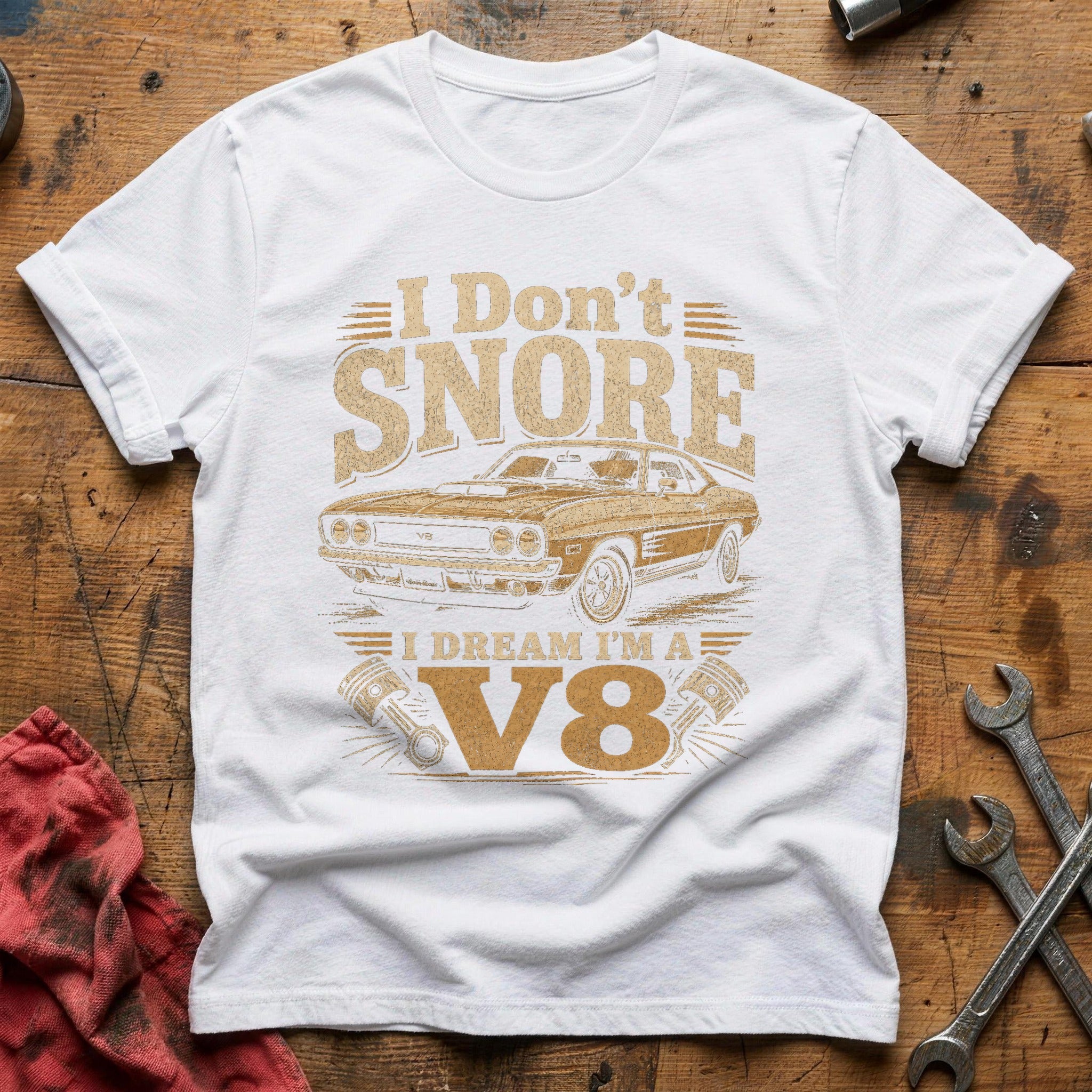 Dream Machine V8 T-Shirt - White