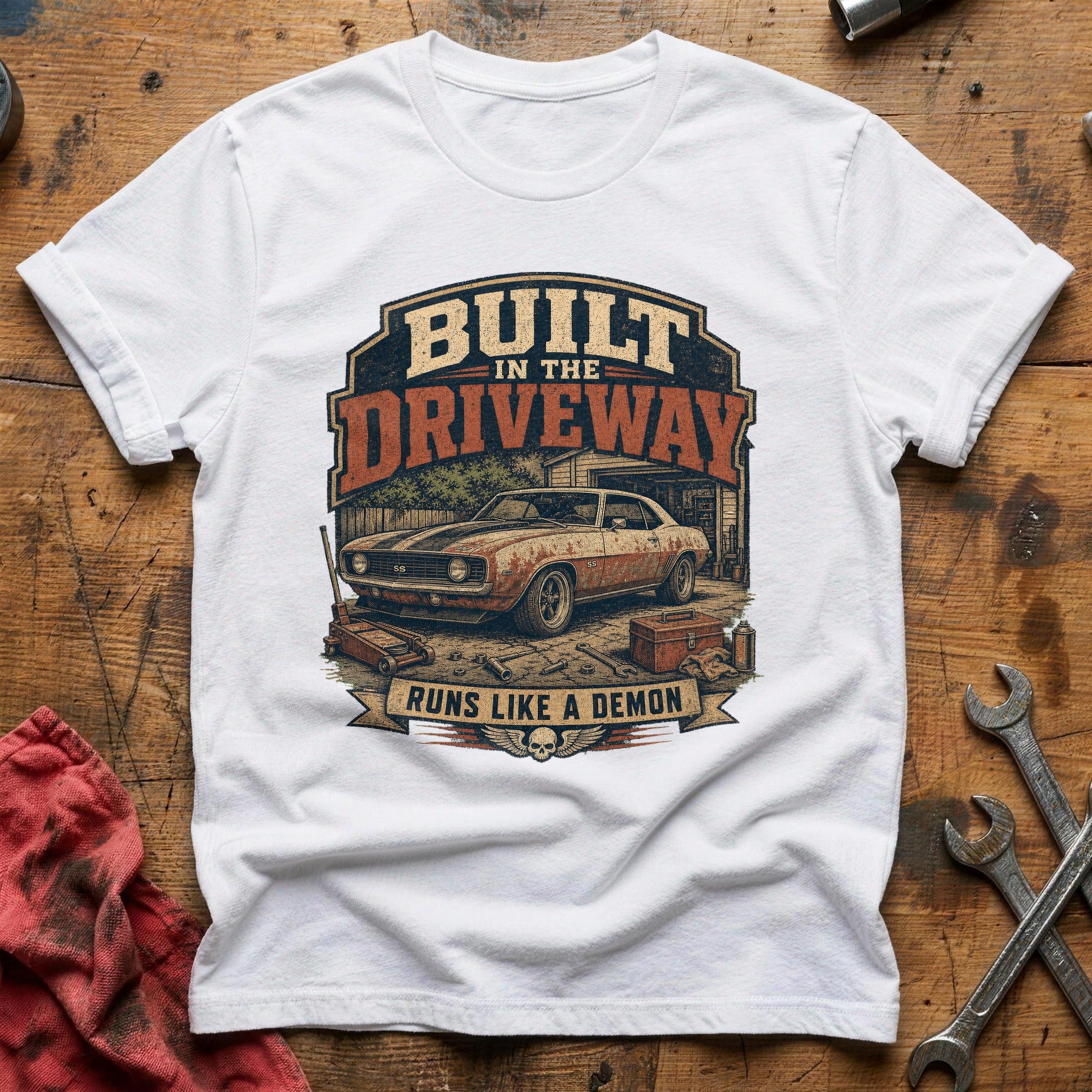 Driveway Demon T-Shirt - White