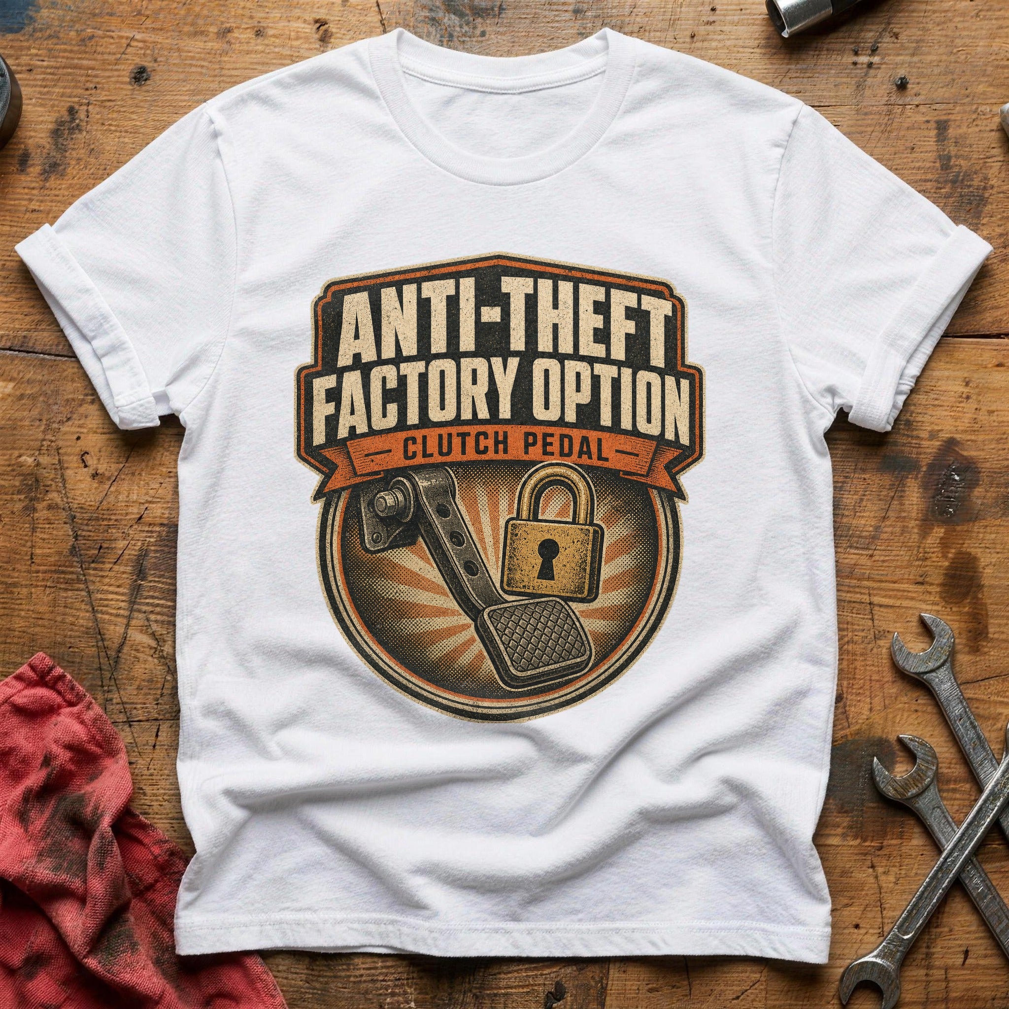 Factory Anti-Theft T-Shirt - White