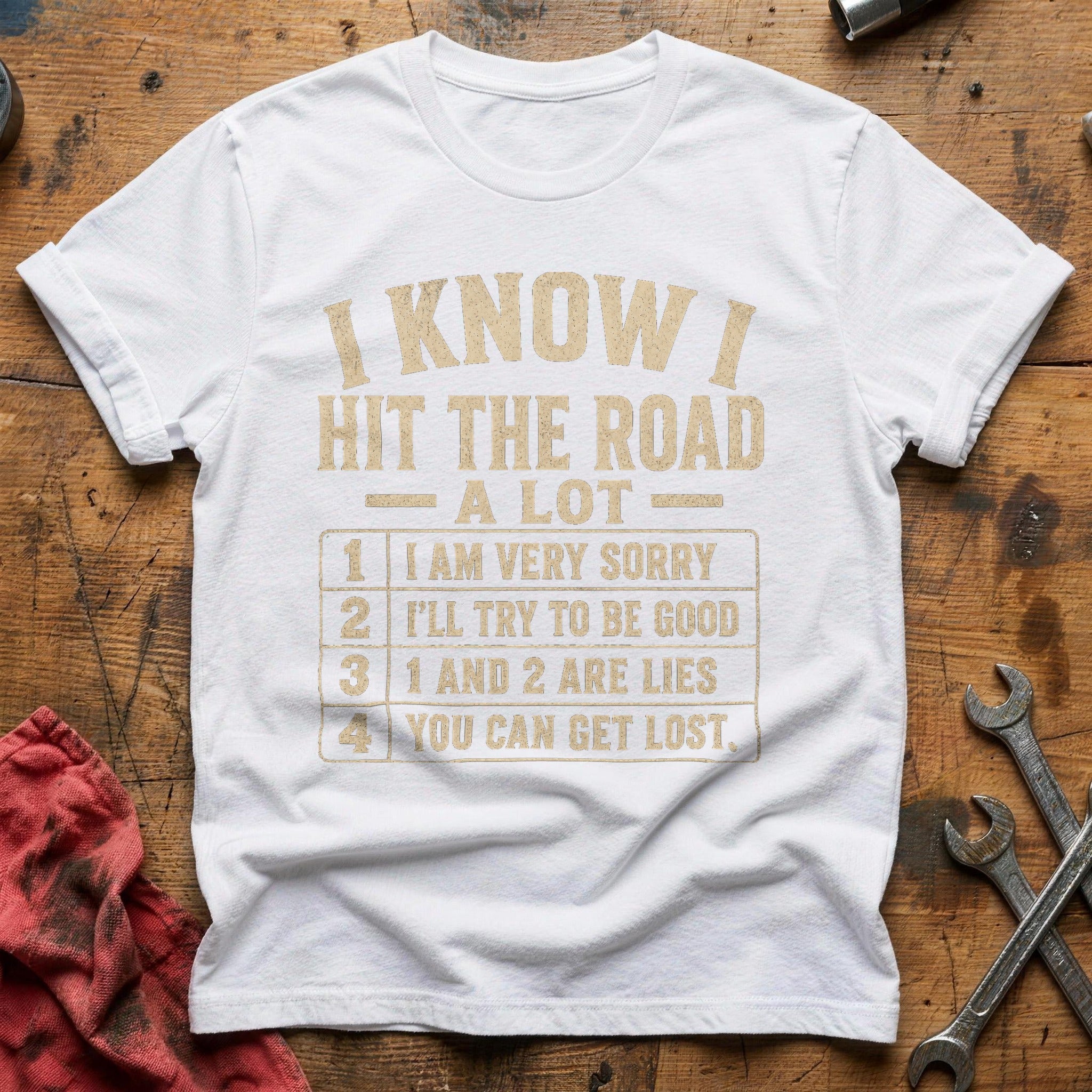 Know the Road T-Shirt - White