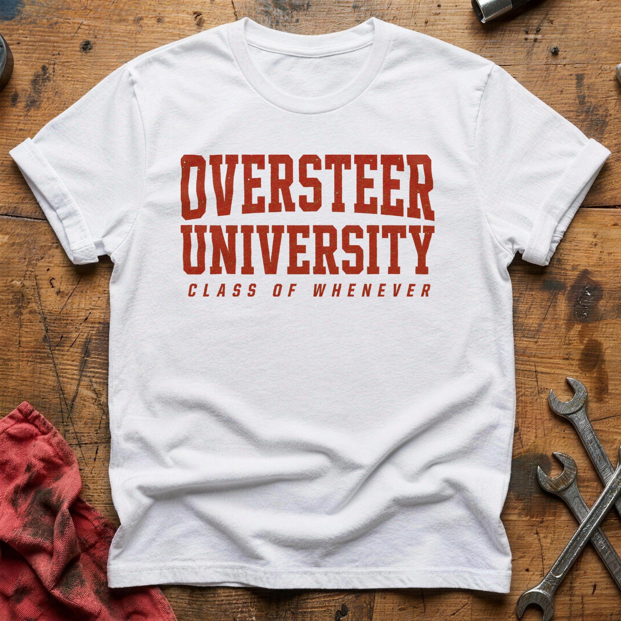 Oversteer University T-Shirt - White