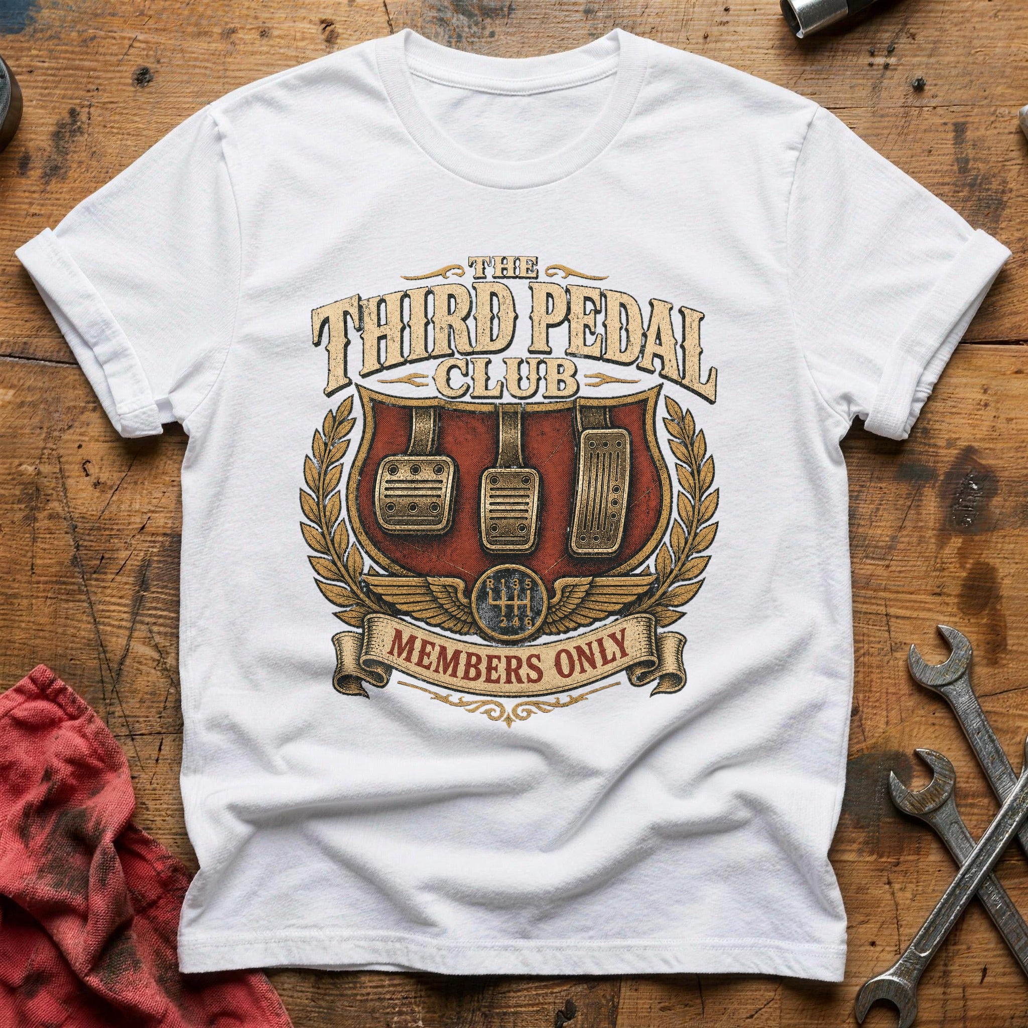 Pedal Club Members T-Shirt - White