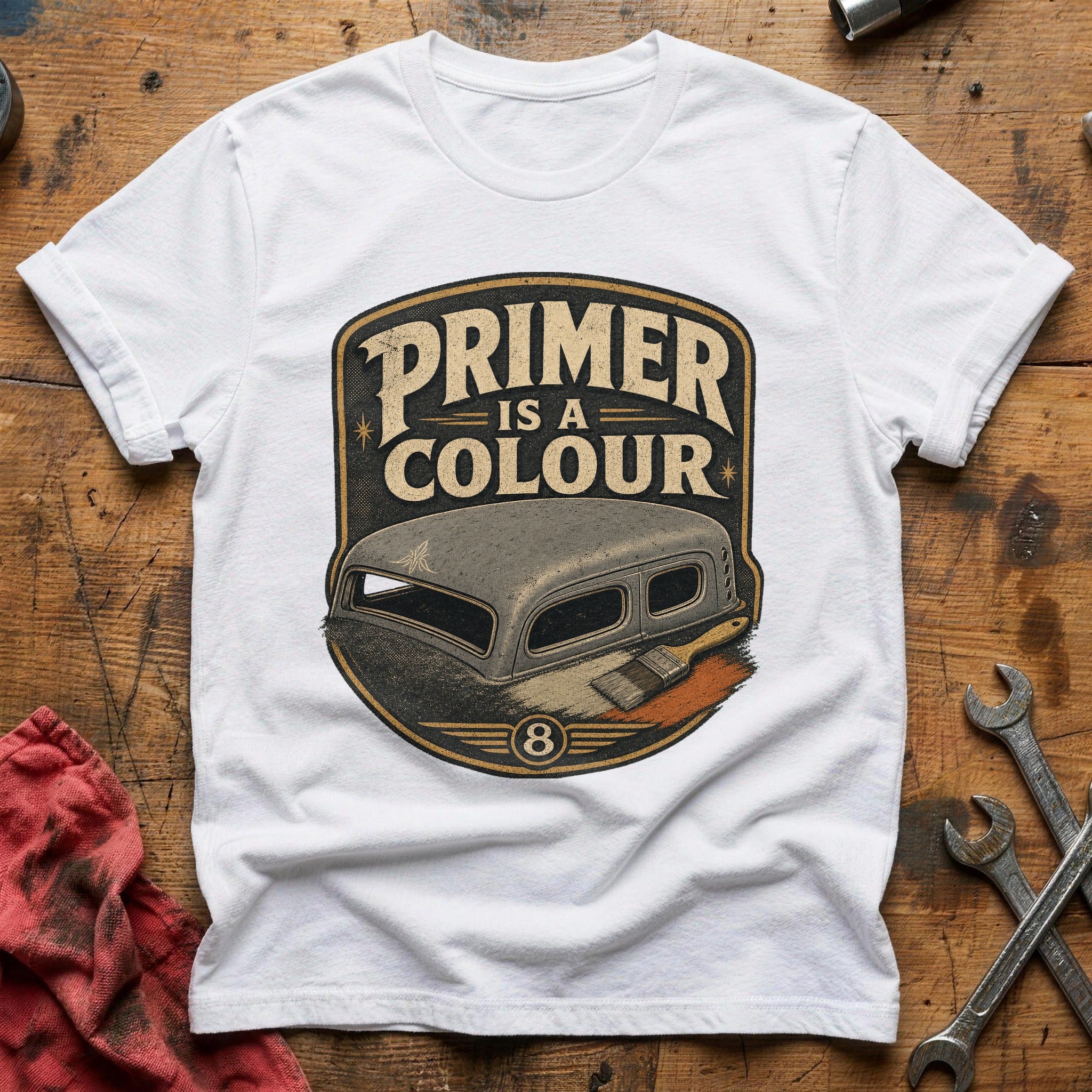 Primer is a Colour T-Shirt - White