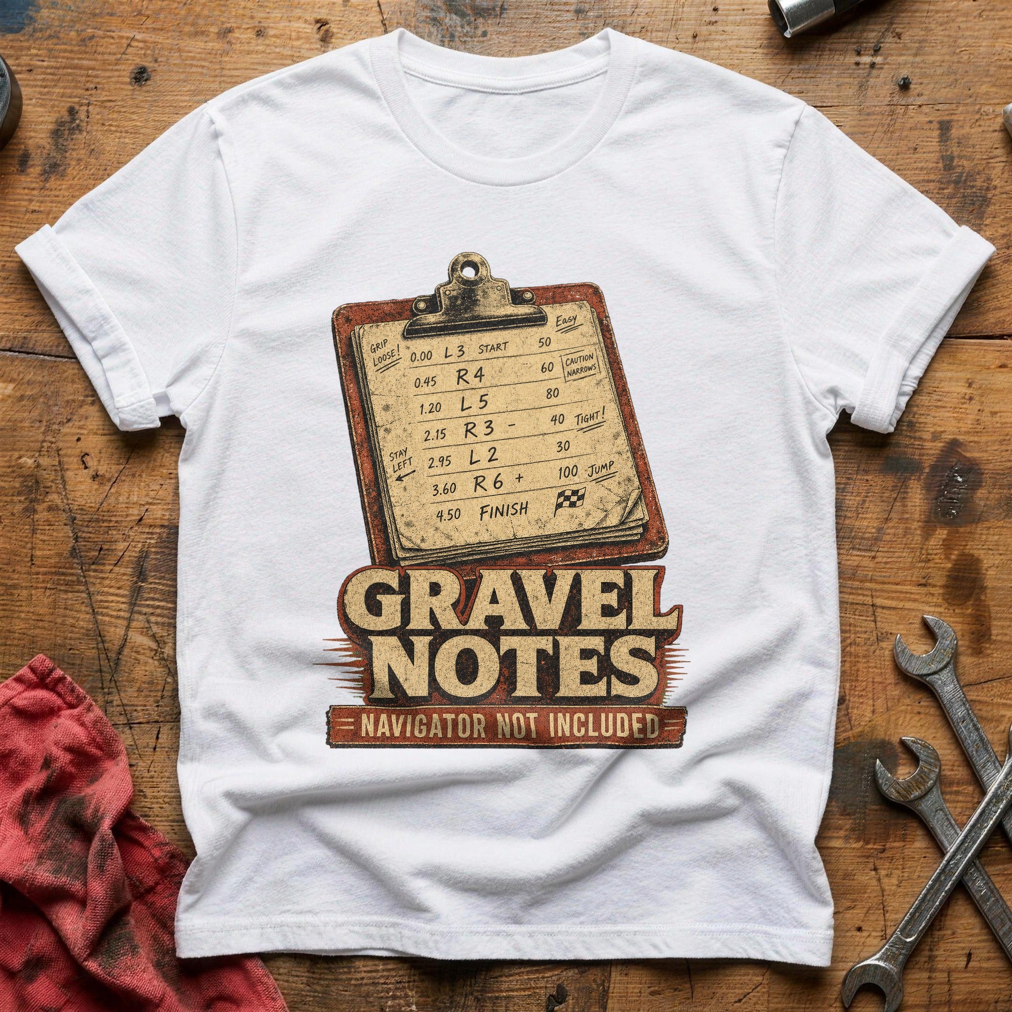 Rally Notes T-Shirt - White