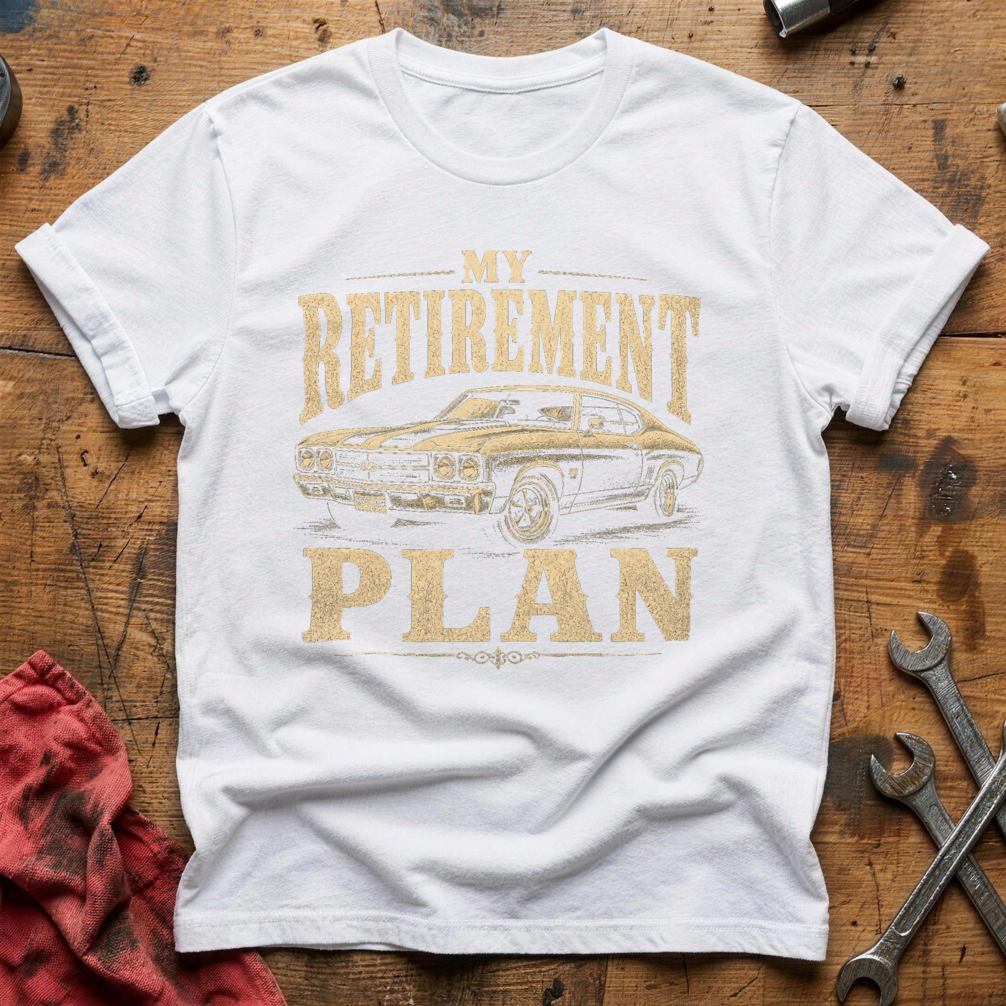 Retirement Plan T-Shirt - White
