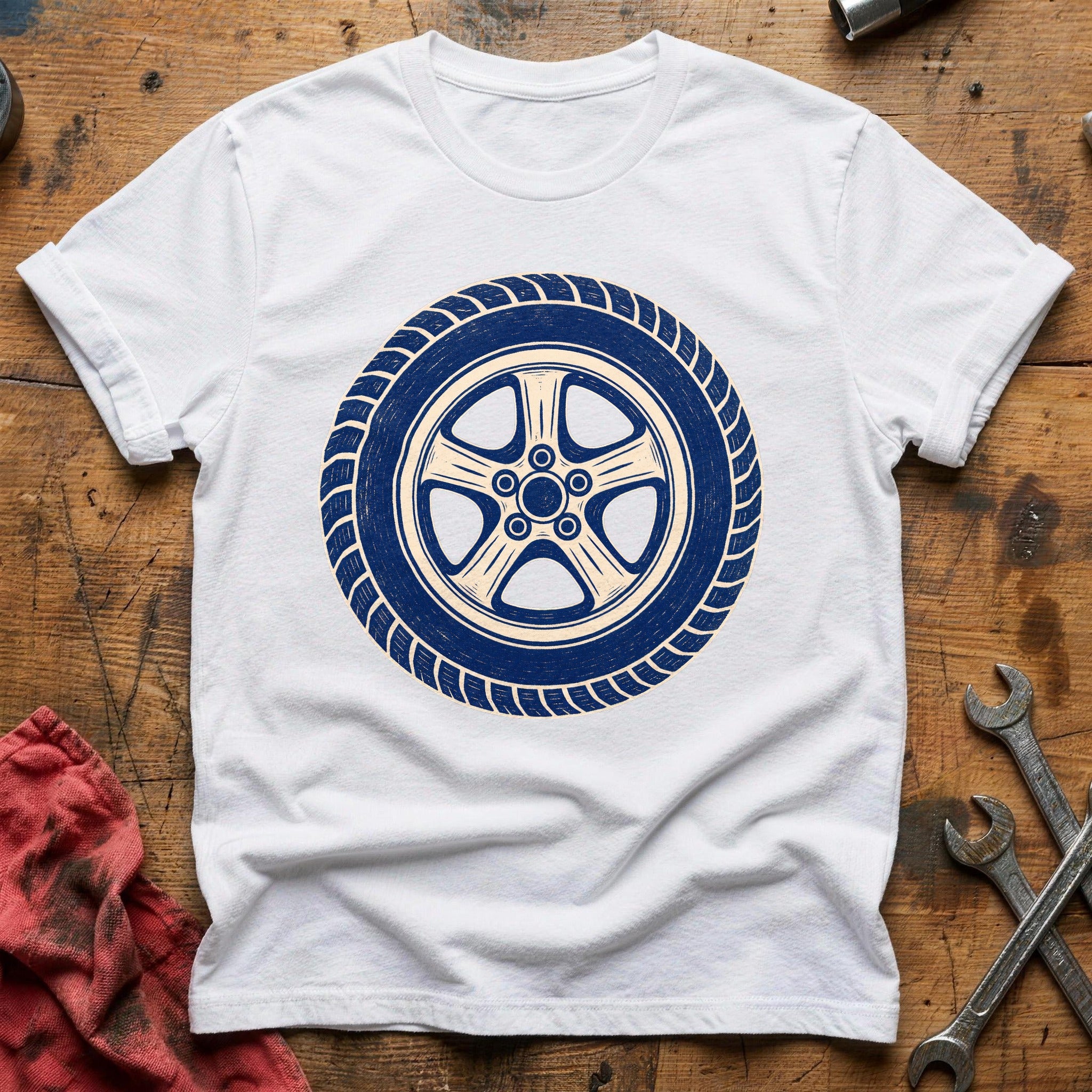 Rubber & Rim T-Shirt - White
