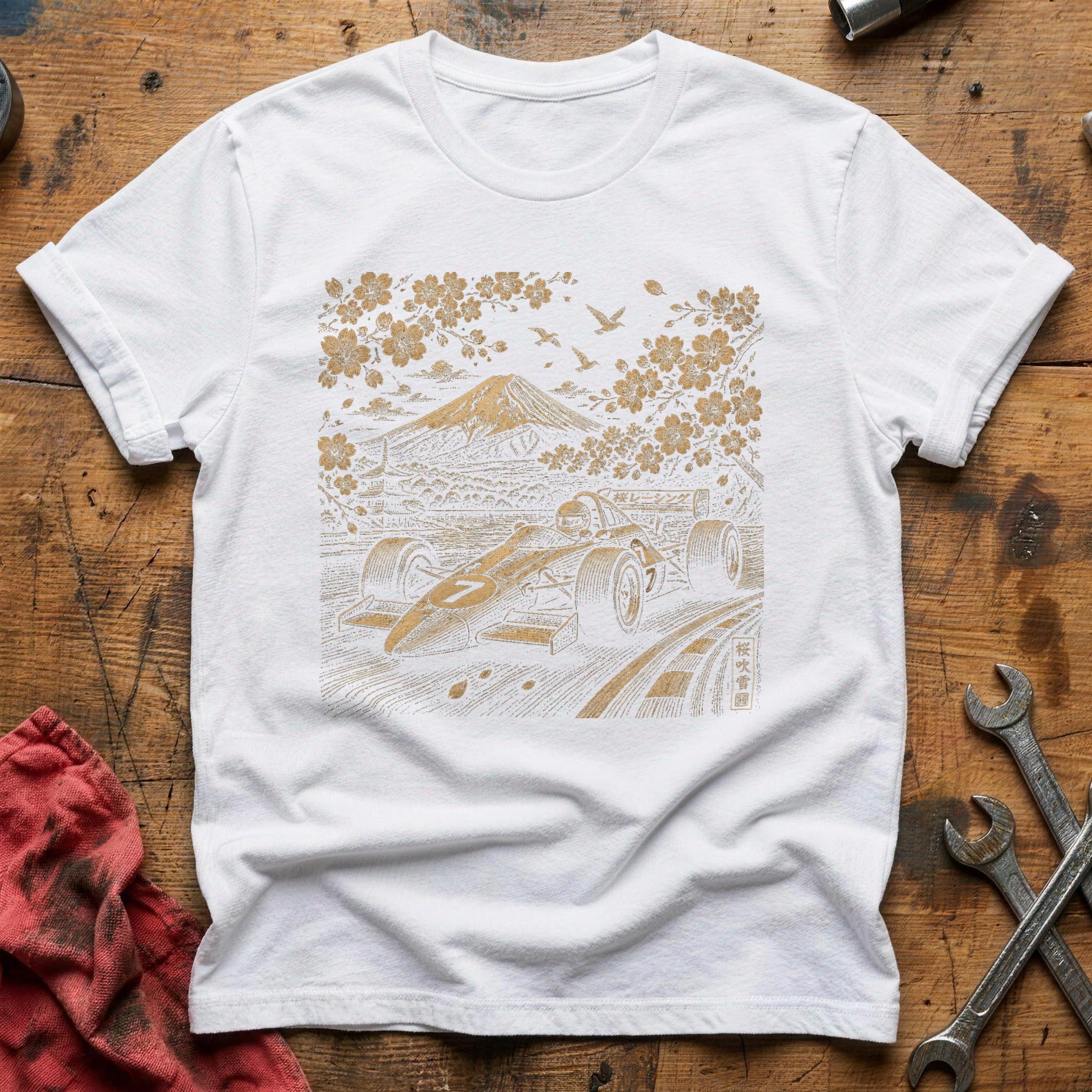 Sakura Circuit T-Shirt - White