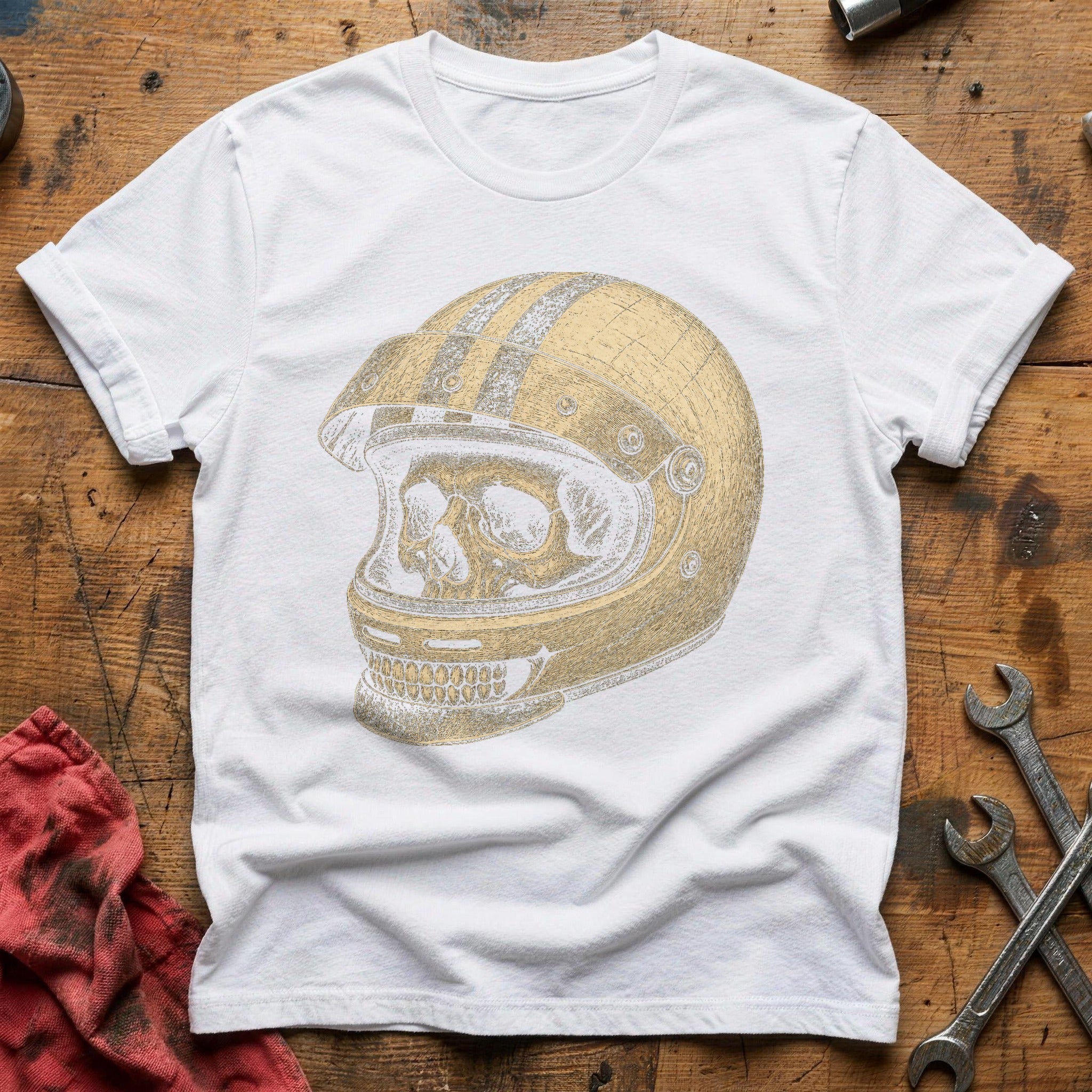 Skull Cockpit T-Shirt - White