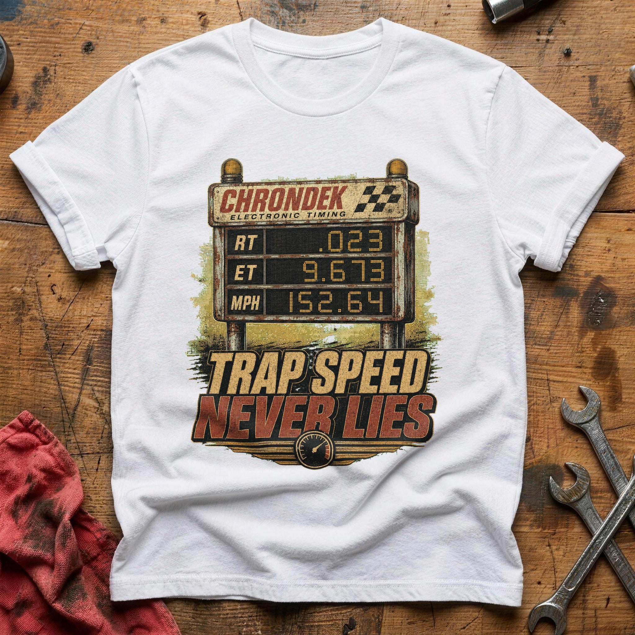 Trap Speed Never Lies T-Shirt - White