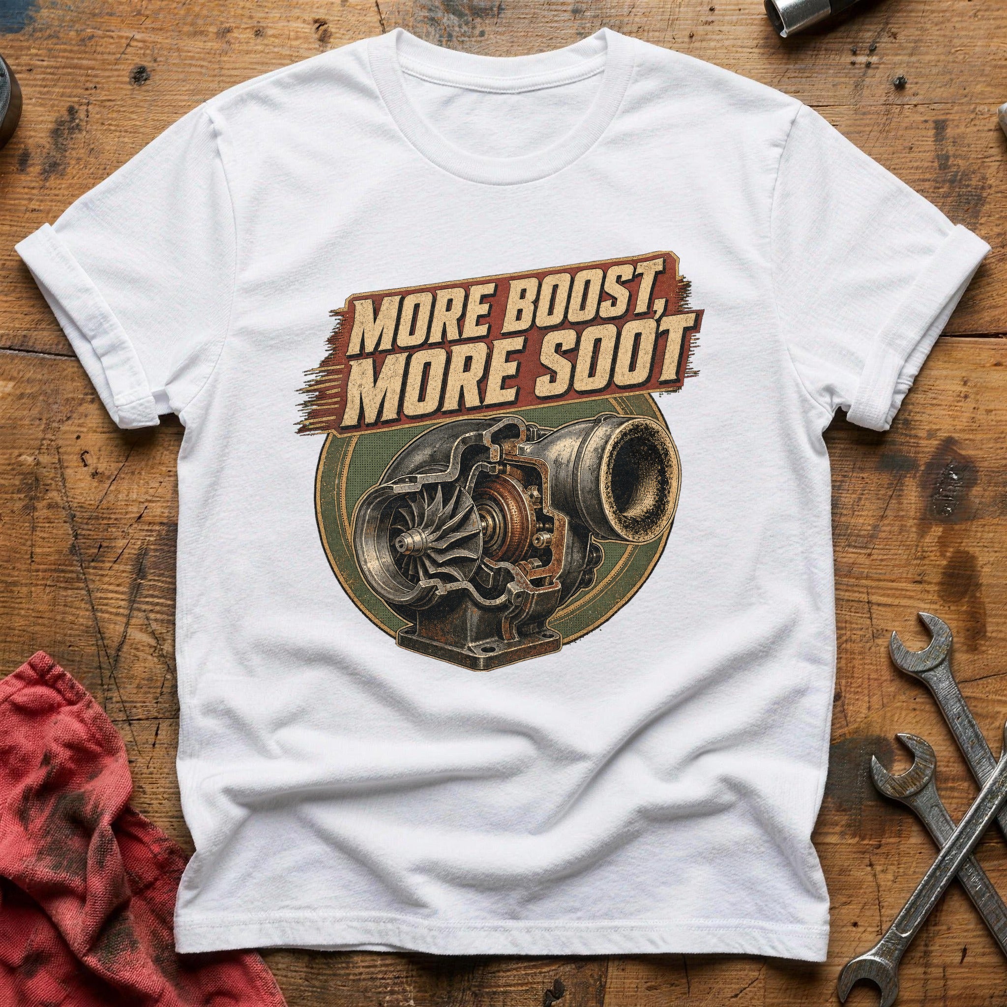 Turbocharged Truth T-Shirt - White