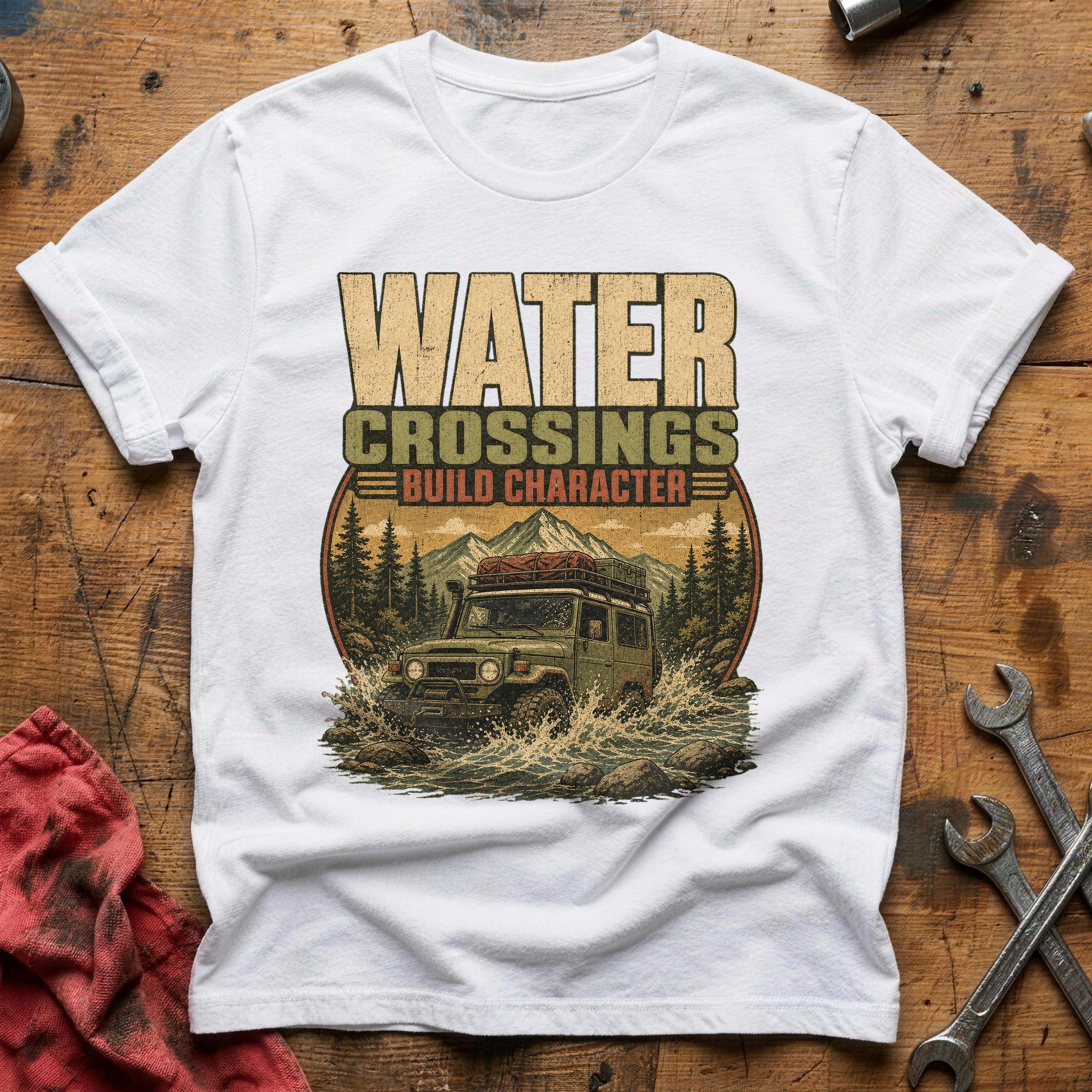 Water Crossings T-Shirt - White